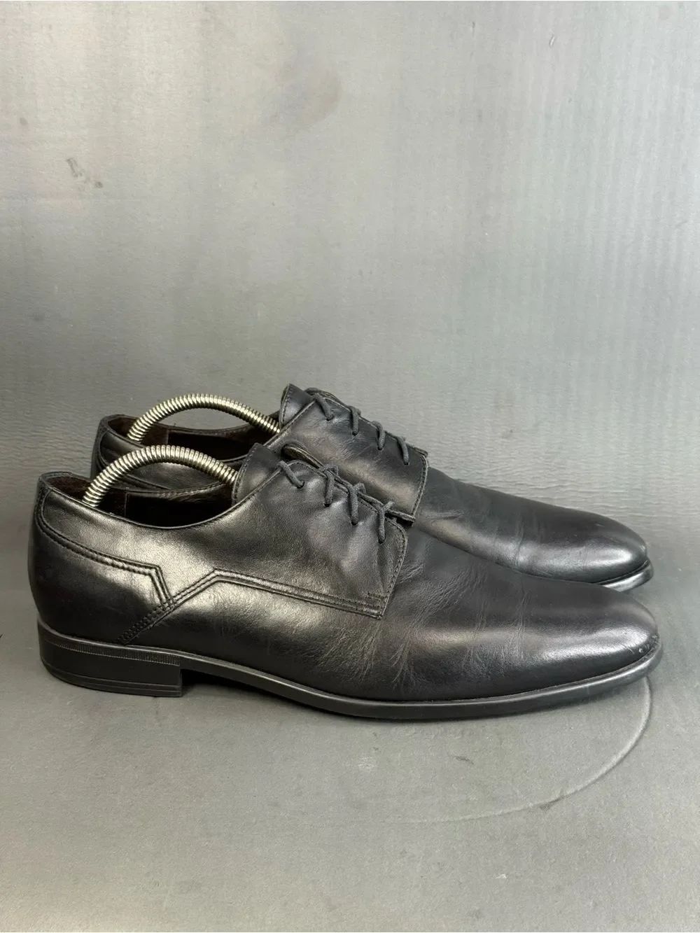 Bruno Magli Maitland black leather derby shoes men’s size 11.5